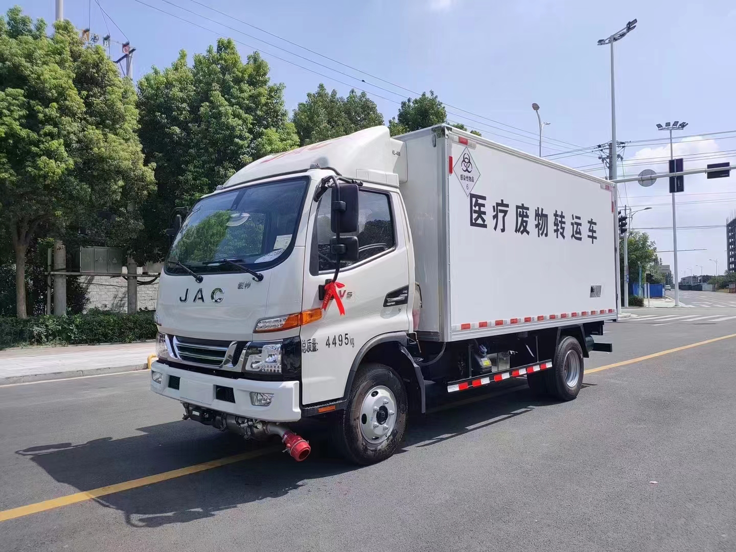 江淮骏铃V5医疗废物转运车